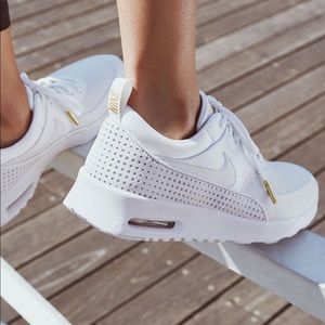 Brand New Nike Air Max Thea PRM QS White&Gold